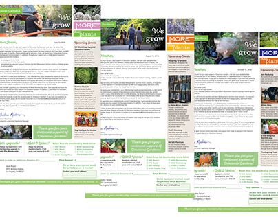 Descanso Gardens: Monthly Membership Renewal Mailings