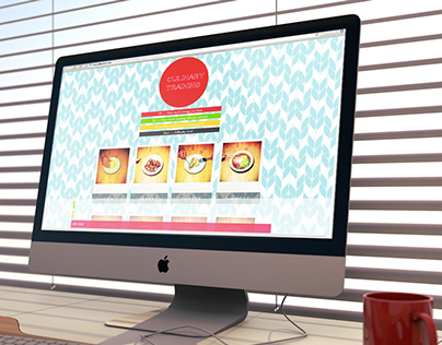 'To be a chef' Culinary training website design