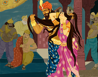 Book cover on Hindu mythology