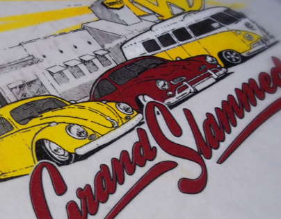 "Grand Slammed" t-shirt art