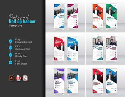 Professional Roll UP Banner Template