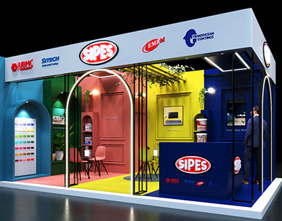 Sipes booth in Libyabuild Exhibition 2022