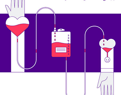 Blood donation ad