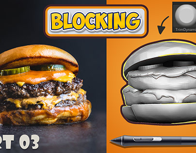 How to model, texture and render a cheeseburger