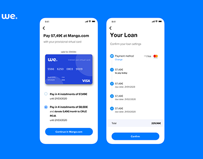 Mobile App to Finance Payments