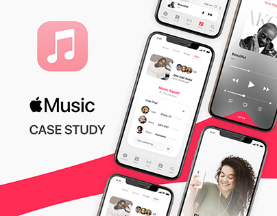 Apple Music Redesign(Chat Screen) UI/UX - Case Study
