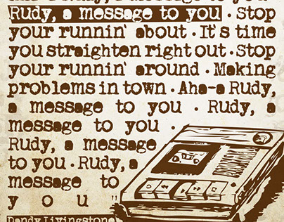 A Message To You Rudy - Quadro e Camiseta