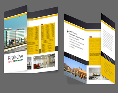A leaflet for Gromada Hotel in Cracov