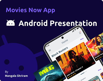 Android App UI - Movies Now