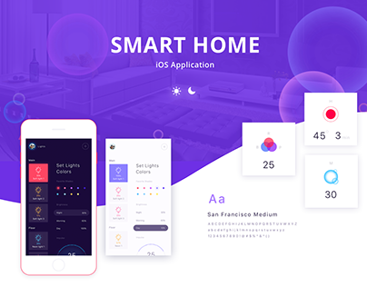 Smart home control app