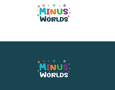 Minus Worlds logo design