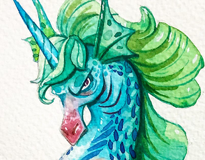 Watercolor Creature design