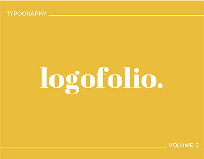 Typography based logofolio vol.2