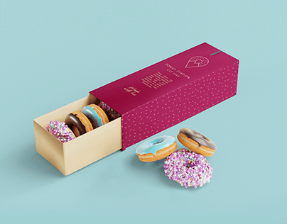 Donut Station (logo - packaging - mockup )