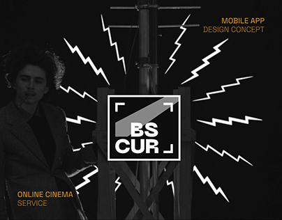 OBSCUR / Online Cinema Service / Mobile App Concept