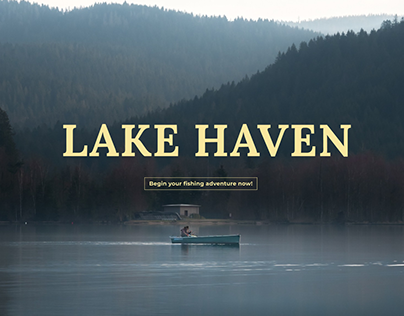Lake Haven - A Serene Fishing Escape /landing page/