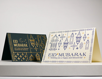 Eid Mubarak Graphic Card for Fedrigoni