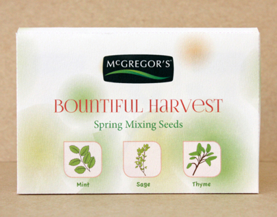 Seeds Packaging: McGregor's Bountiful Harvest