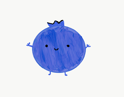 The blue berry alien