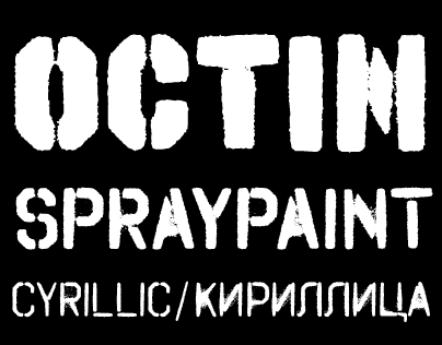 Octin Spraypaint Cyrillic