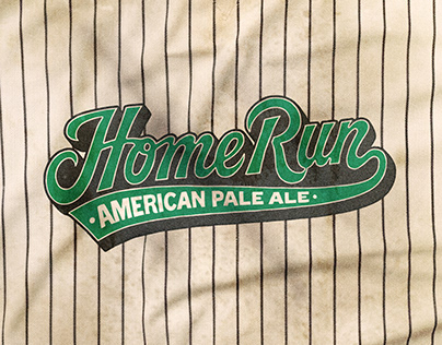 Home Run American Pale Ale Wordmark
