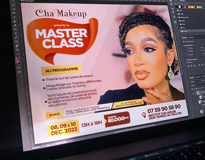 Social média design - Masterclass Makeup