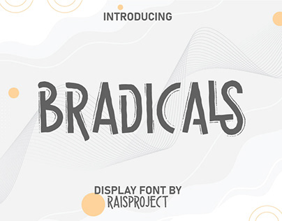 Bradicals Font