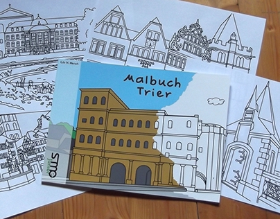 Malbuch Trier / Colouring Book Treves