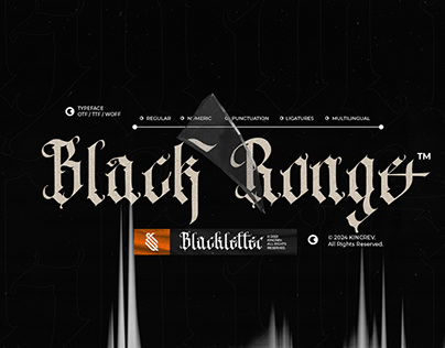 Black Ronge - Blackletter Font