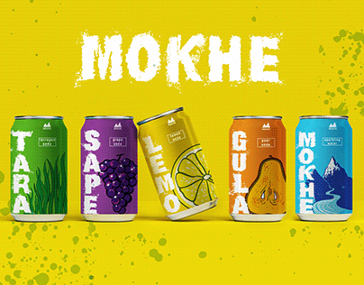 MOKHE | Georgian lemonade packaging & identity