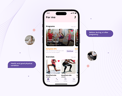StrongMom — a Fitness App