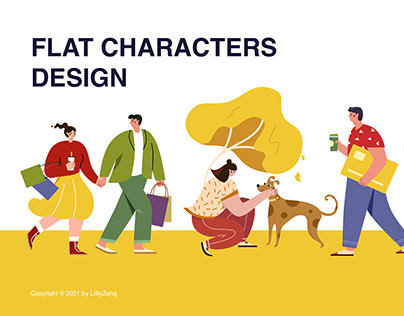 Flat Character Design