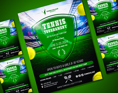 Poster for Tennis Tournament