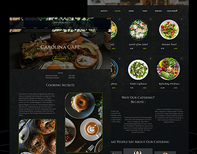 Redesign website Carolina Cafe