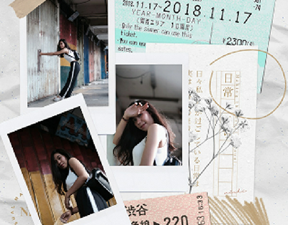 Model photoshoot | Nichi Collage