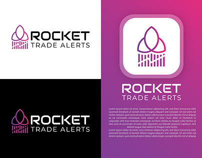 Modern Rocket Logo Design
