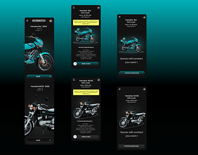 2Stroke Bike Sale App UI