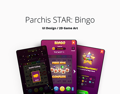 Mobile Game UI - Bingo Event