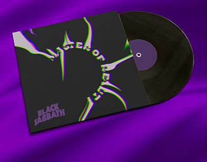 CD and vinyl design - Black Sabbath album redesign