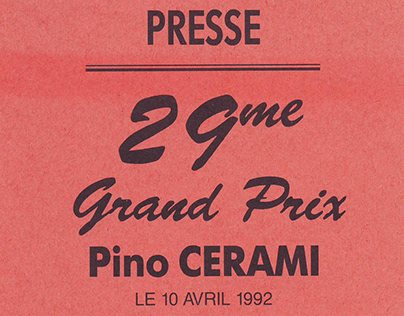 Accreditaties - Grand Prix Pino Cerami