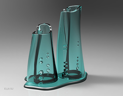 Ceramic / Glass Candle Holder