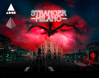 Netflix - Stranger Milano - Stranger Things 4 campaign