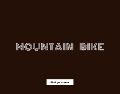 MOUNTAIN BIKE - Landing page