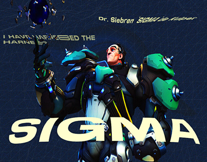 Sigma Poster from overwatch/ow2