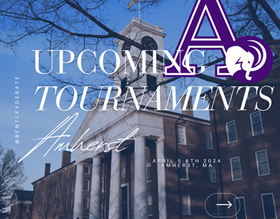 Amherst College APDA Tournament Instagram Post