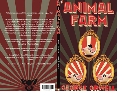 Project thumbnail - Animal Farm Book Cover