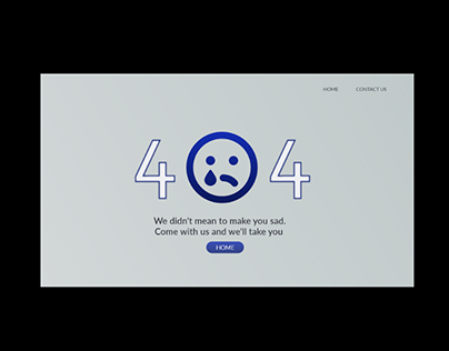 DailyUI- 404 Page Not Found