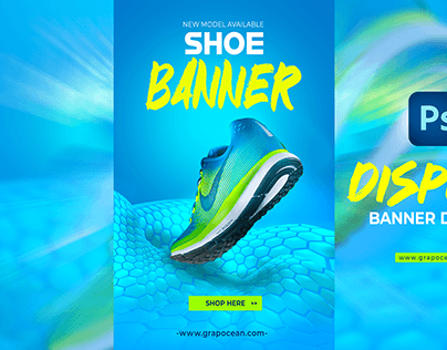 Professional Shoe ads Banner