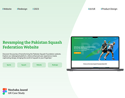 Redesign the Pakistan Squash Federation Website