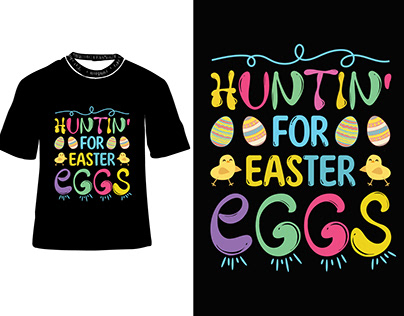 Huntin' for Easter eggs, Easter day t-shirt